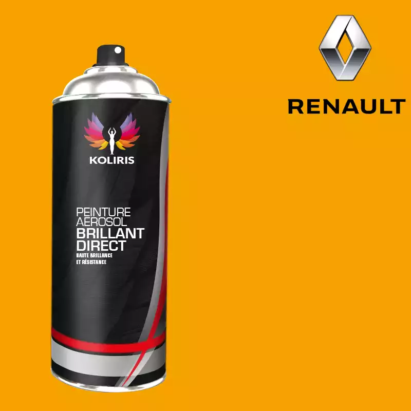 Bombe de peinture voiture 1K brillant Renault 400ml